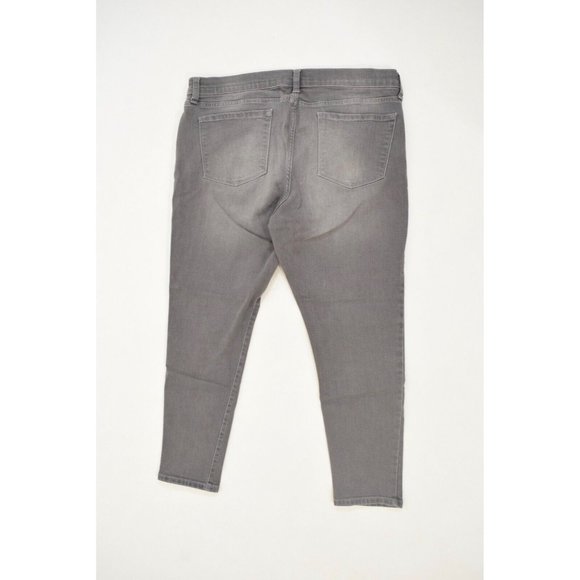 Banana Republic PETITE Gray Soft & Stretchy Skinny Ankle Jeans - Picture 4 of 5